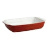 Plat à four rectangulaire 31x18.5cm coloris framboise