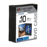 T'nb pack de 10 boîtiers noirs Slim simples pour 1 DVD BINODVD10SL
