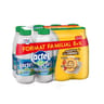 Lactel lait écrémé bouteille 8x1l format familial