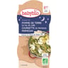 Babybio bols bonne nuit écrasé pdt courgette sans gluten 2x200g 8 mois