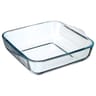Plat four en verre carré 22 cm