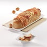Pain campagnard garni 40 toasts saumon fume, jambon blanc 850g