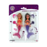 2 petites sirènes avec accessoires