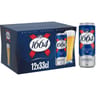 1664 bière blonde canettes 12x33cl 5.5%vol
