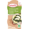 Babybio bols pomme de terre épinards chèvre 8 mois 2x200g