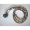 Techniloisir douchette 2 jets chromée plus flexible chromé 1,5M réf 005451