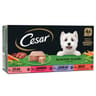 Cesar pâtée pour chien 4 variétés en terrine 4x300g