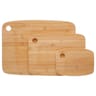 Lot 3 planches à découper bambou