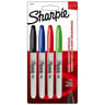 Sharpie marqueur pointe fine assortis std x4