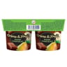 Mamie Nova dessert lacté crème et fruits poire chocolat 2x140g