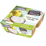 Charles & Alice spécialité de pommes coco citron vert 4x97g sans sucres ajoutés