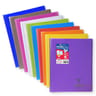 Clairefontaine cahier koverbook avec rabat petits carreaux carreaux 24x32cm 160 pages