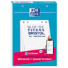Oxford bloc bristol 2.0 perforé 148X210 30 feuilles