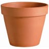 Deroma vase brut 17 cm pots horticoles terre cuite