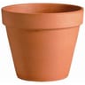 Deroma vase brut 19 cm pots horticoles terre cuite