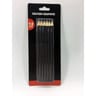Lot de 12 crayons graphite tailles sans gomme