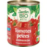 Jardin bio étic tomates entiéres pelées au jus bio boïte métal 800g
