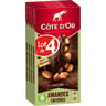 Cote d'or bloc noir amandes entières 4x180g-720g
