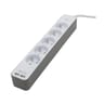 Chacon bloc 5 prises 16A + 2 USB - câble 1.5 m 3G1.0 mm   coloris blanc-brun 298g