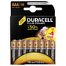 Duracell 12 piles alcalines AAA (LR03) + 4 offertes plus power