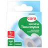 Cora sparadrap tissu soyeux couleur blanc 5m x 2.5cm