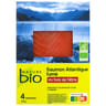 Nature bio saumon d'élevage fumé bio 4 tranches 130g