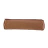 Trousse ronde cuir caramel marron