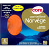 Cora saumon fumé Norvège lot de 2 x 140g