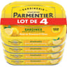 Parmentier sardines huile et citron 135g lot de 4