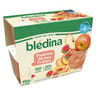 Bledina coupelles fruits pommes pêches fraises dès 6 mois 4x100g