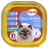 Cora terrine chat stérilisé au cabillaud 100g