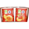 Les 300 laitiers bio yaourt brassé panaché 2 abricot 2 pêche 4x125g