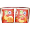 Les 300 laitiers bio yaourt brassé panaché 2 abricot 2 pêche 4x125g