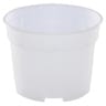 Riviera pot orchidées translucide diamètre 17cm