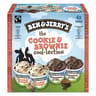 Ben & jerry's mini pot the cookie & brownie cool-lection 4x100ml 288g