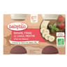 Babybio compote banane fraise menthe sans gluten 6 mois 2x130g