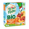 Pom'Potes compotes gourdes bio pomme pêche brugnon 4x90g