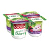 Soignon yaourt brassé au lait entier de chèvre sucré aux mûres et aux framboises 4x125 g