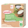 Babybio gourde de lait de coco kiwi banane 4x85g dès 6 mois