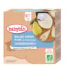 Babybio gourde brassé brebis poire 4x85g dès 6 mois