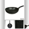 Wok aluminium forgé diamètre 28 cm "caractère"