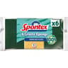 Spontex gratte-éponge fibres recyclées x6