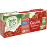 Jardin bio étic coulis de tomate bio 3x200g lot de 3 briques tetra