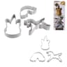 Lot de 3 emporte-pièces en inox licorne