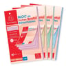Exacompta bloc 40 fiches bristol couleur pérforées 125x200 5x5