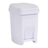 Poubelle salle de bain 6l blanc