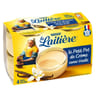 La Laitière petit pot de crème arôme naturel de vanille 4x100g