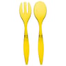 Lot de 2 couverts à salade coloris jaune