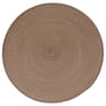 Set de table tressé rond taupe