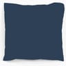 Taie d'oreiller 63x63 "uni 57 fils bleu"